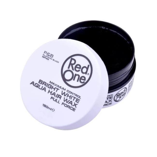 Red One Aqua Hair Wax Bright White Cera con brillo 150 ml - Imagen 1