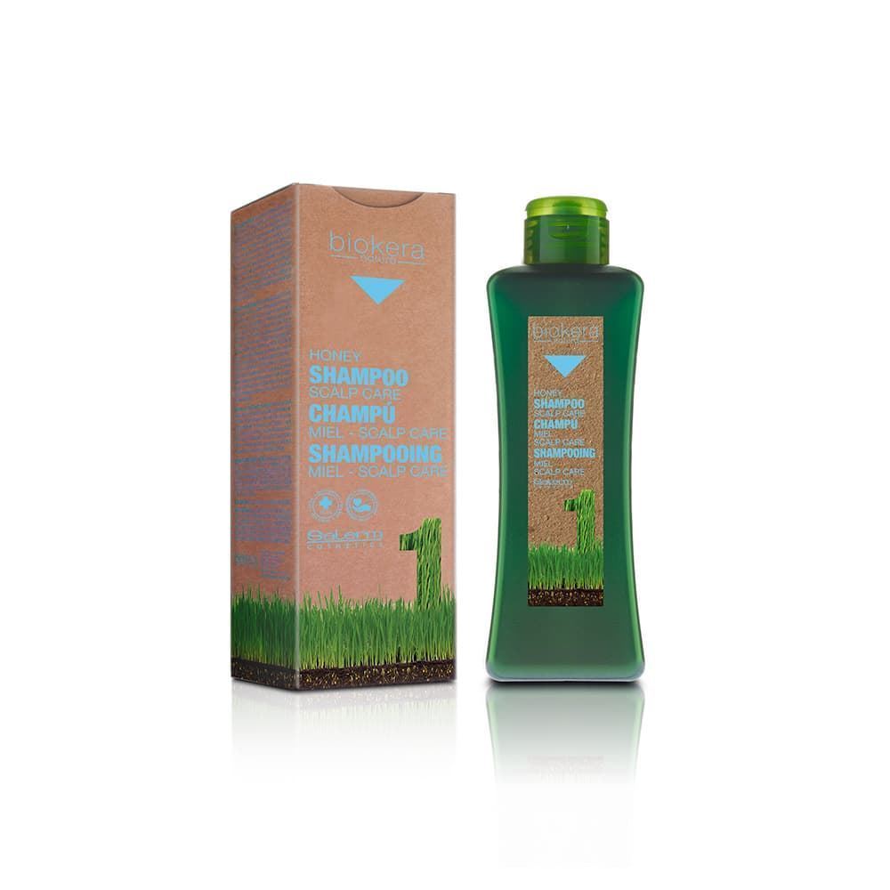 Salerm Biokera Natura Champú Miel Scalp Care cuero cabelludo - Imagen 1