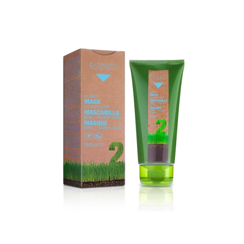 Salerm Biokera Natura Mascarilla Miel Scalp Care cuero cabelludo - Imagen 1